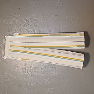 XOXO Womens Juniors Size 1/2 Wide Leg Side Zip Striped Pants NWT